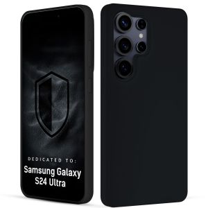 Husă din silicon pentru Samsung Galaxy S24 Ultra - 3mk HARDY® Mellow Case™ Black