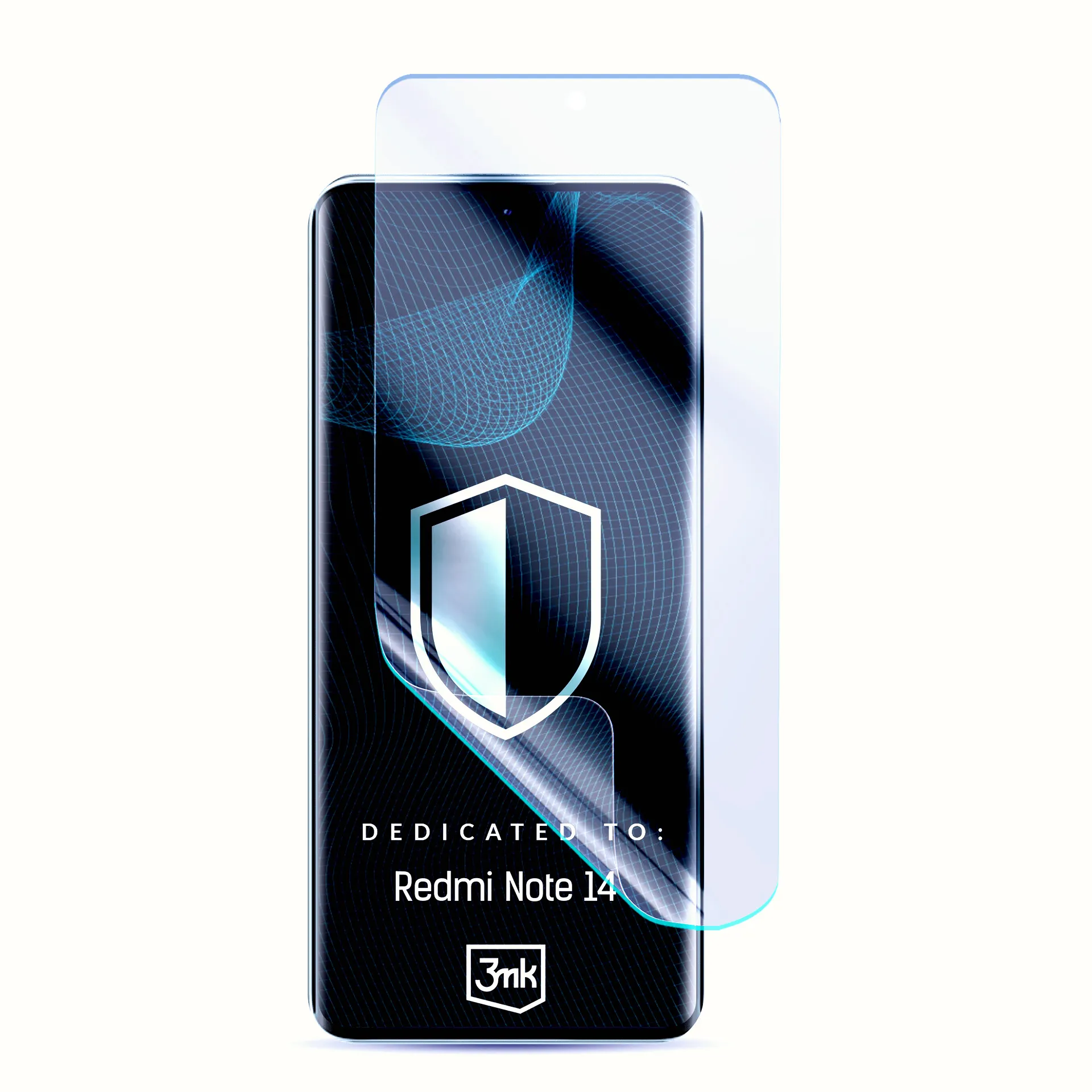Protec?ie ecran pentru Redmi Note 14 4G - 3mk 1UP screen protector (3 bucă?i)