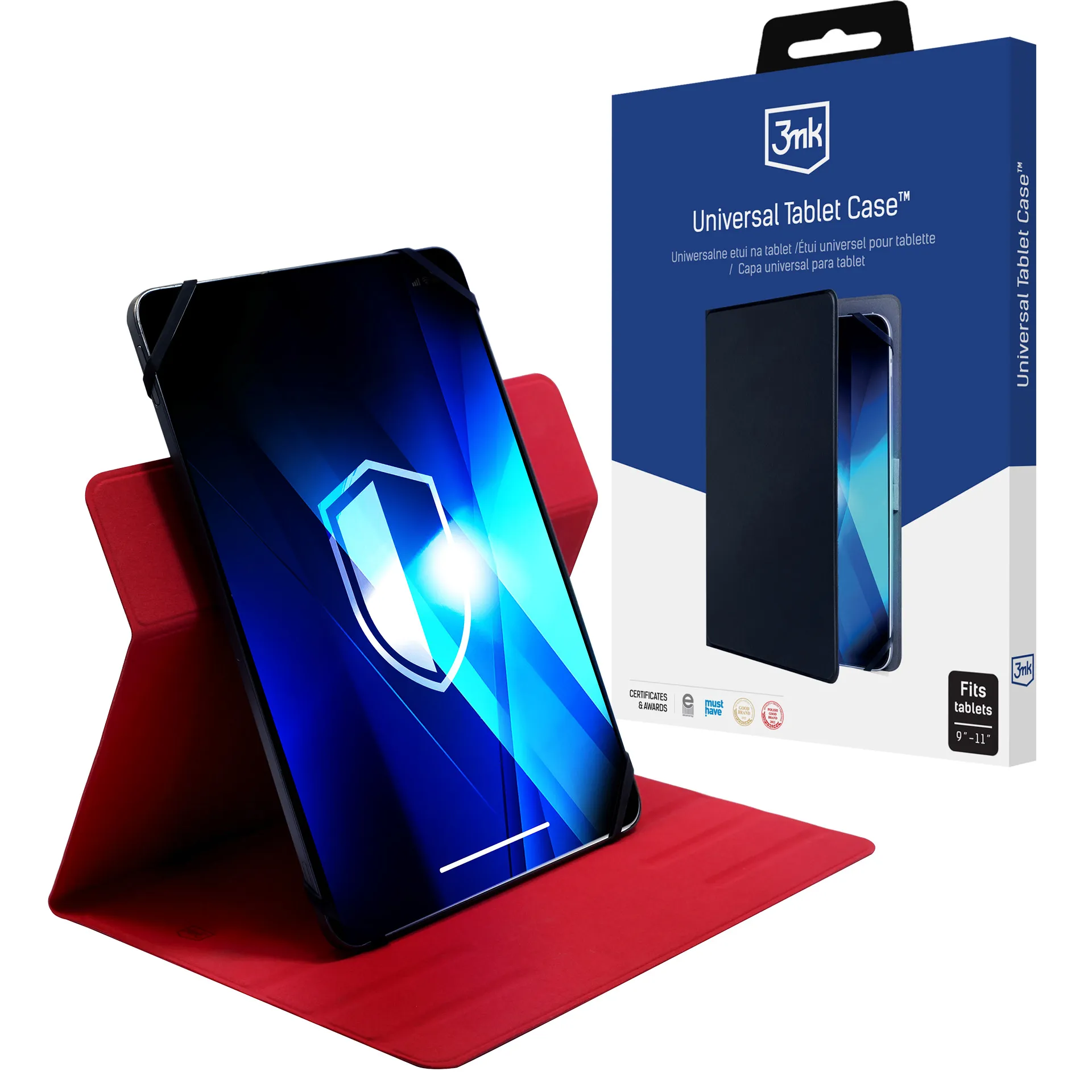 Caz universal pentru tabletă 9-11'' - 3mk Universal Tablet Case Black