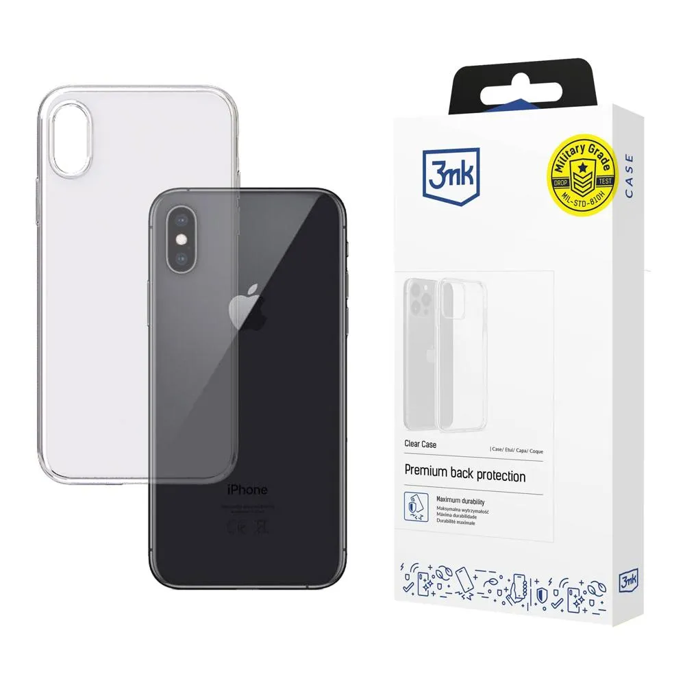 Husă pentru Apple iPhone Xs - 3mk Clear Case
