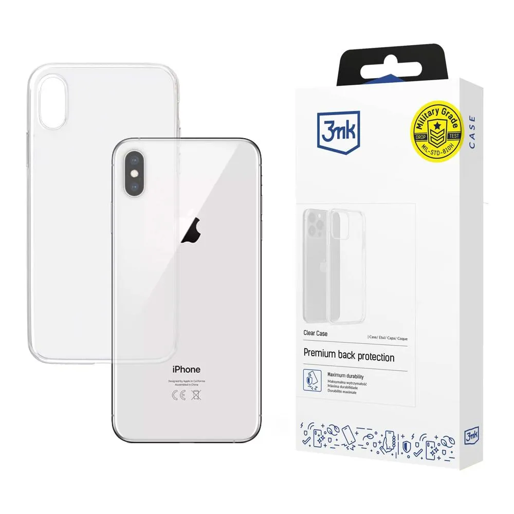 Husă pentru Apple iPhone Xs Max - 3mk Clear Case