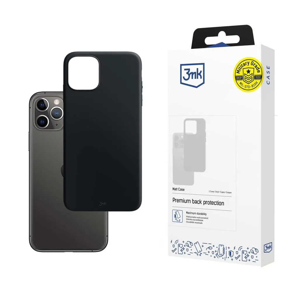 Carcasă pentru Apple iPhone 11 Pro - 3mk Matt Case Negru