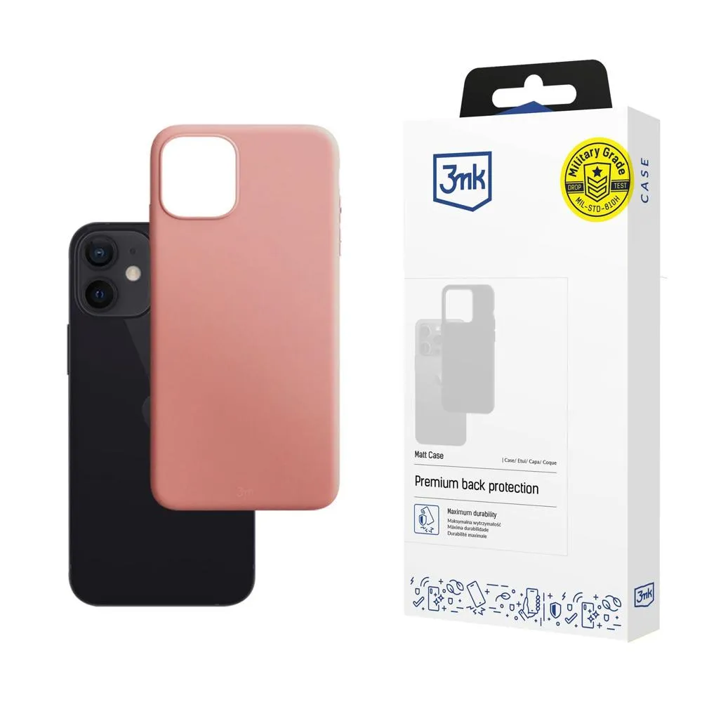 Husă pentru Apple iPhone 12 Mini - 3mk Matt Case Lychee