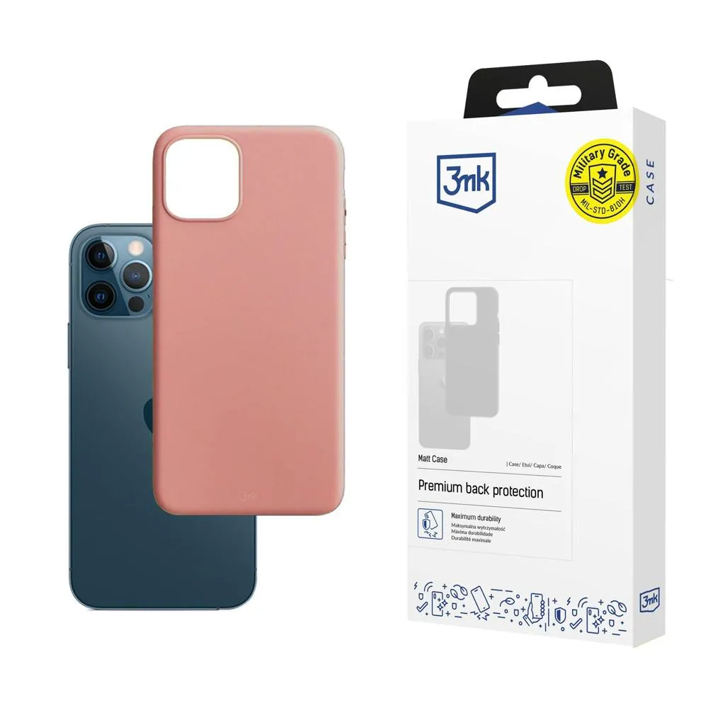 Husă pentru Apple iPhone 12/12 Pro - 3mk Matt Case Lychee