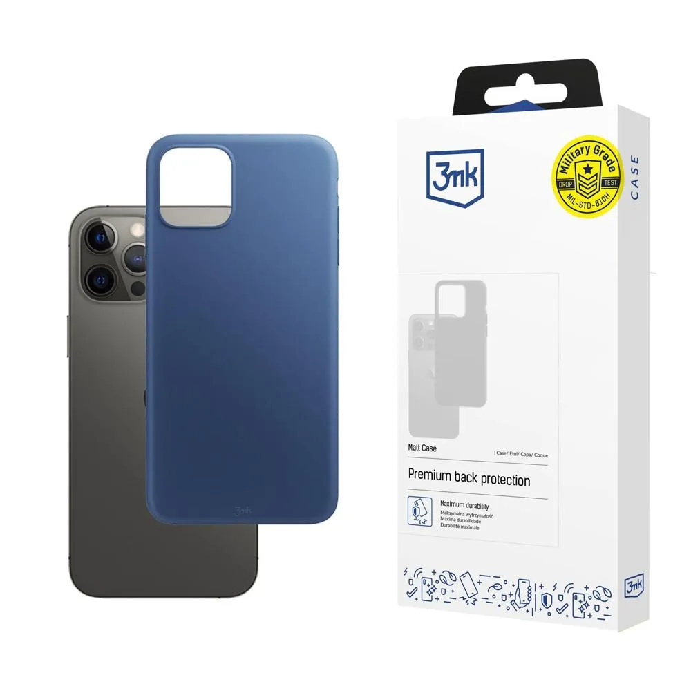 Husă pentru Apple iPhone 12 Pro Max - 3mk Matt Case Blueberry