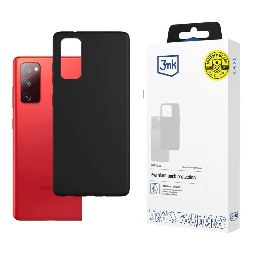 Carcasă pentru Samsung Galaxy S21 FE 5G - 3mk Matt Case Negru