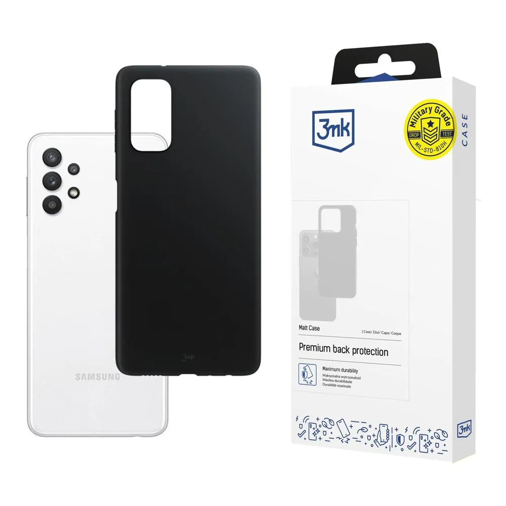 Carcasă pentru Samsung Galaxy A32 5G - 3mk Matt Case Negru