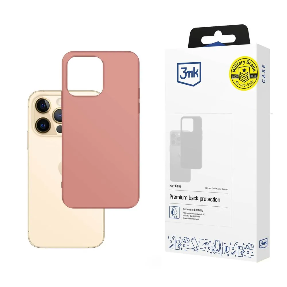 Husă pentru Apple iPhone 13 Pro Max - 3mk Matt Case Lychee