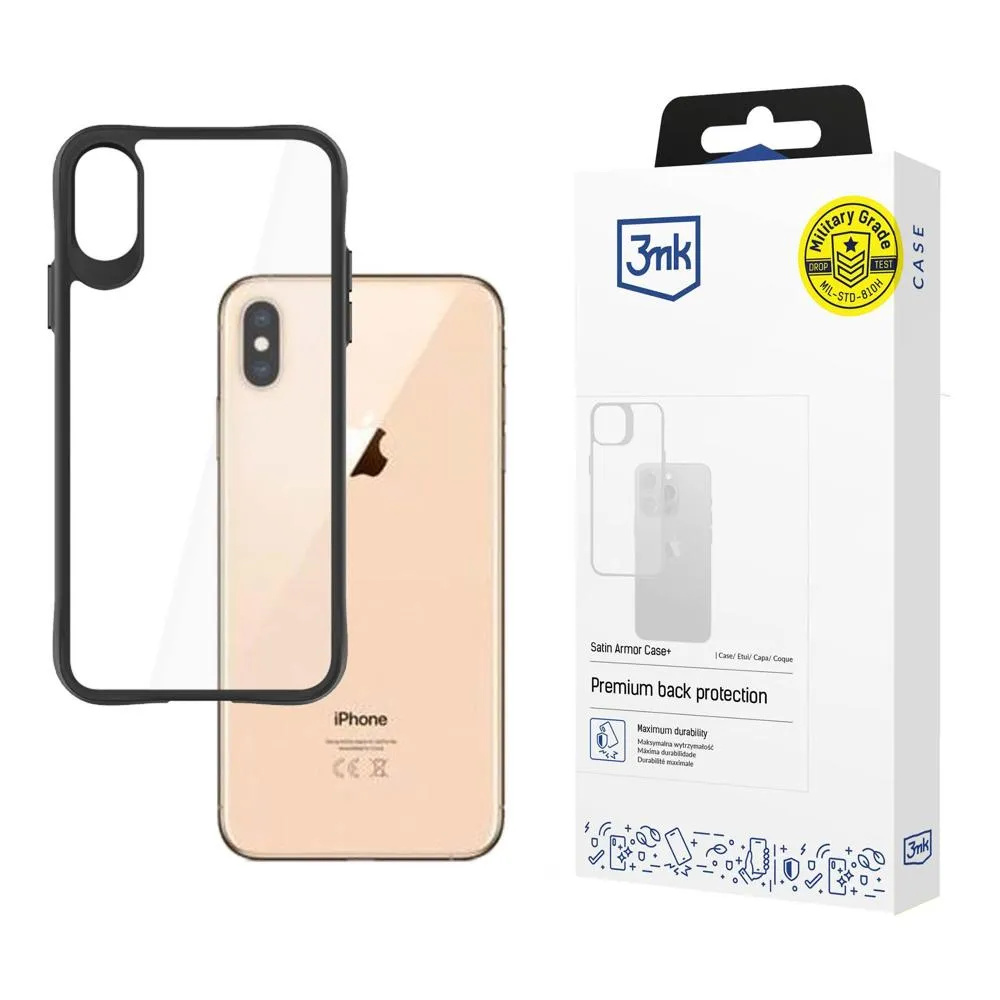 Husă pentru Apple iPhone Xs Max - 3mk Satin Armor Case+