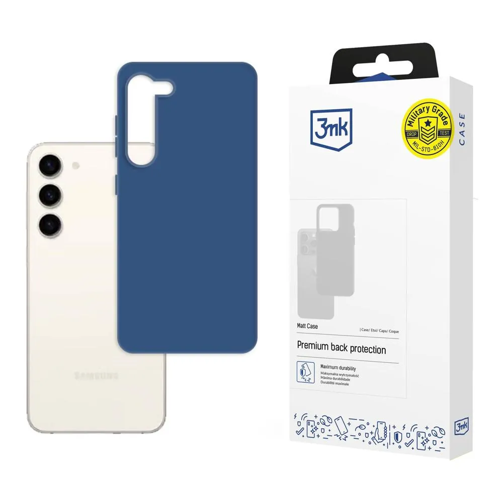 Husă pentru Samsung Galaxy S23+ - 3mk Matt Case Blueberry