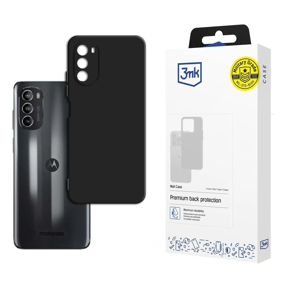 Carcasă pentru Motorola Moto G82 5G - 3mk Matt Case Negru