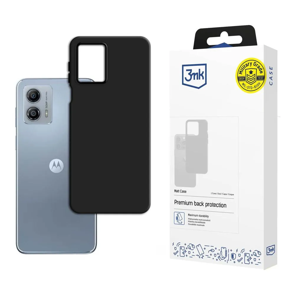 Carcasă pentru Motorola Moto G53 - 3mk Matt Case Negru