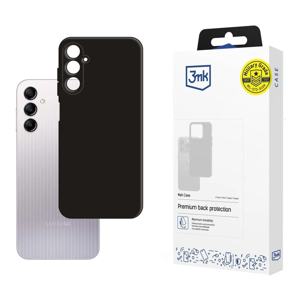 Carcasă pentru Samsung Galaxy A14 5G - 3mk Matt Case Negru
