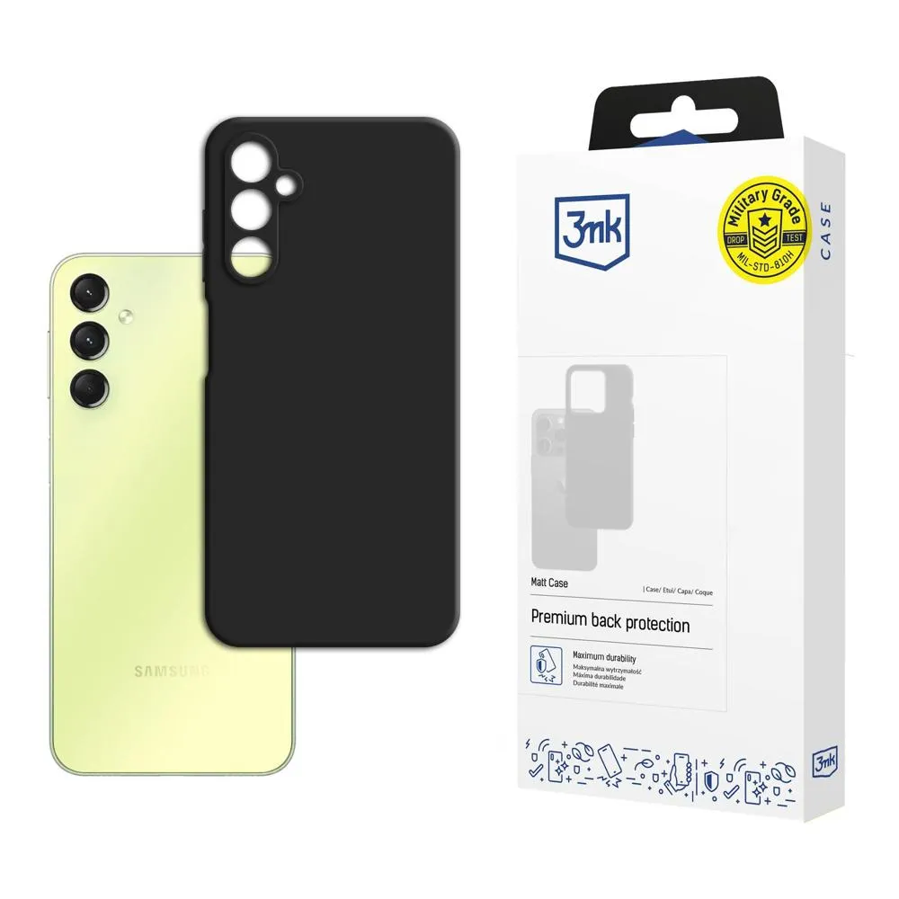 Carcasă pentru Samsung Galaxy A25 5G - 3mk Matt Case Negru