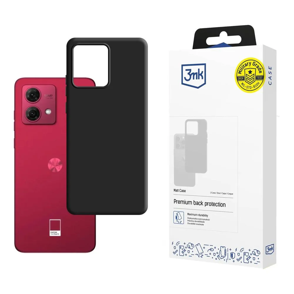 Carcasă pentru Motorola Moto G84 5G - 3mk Matt Case Negru