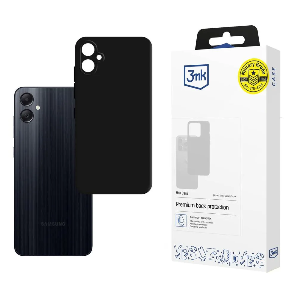 Carcasă pentru Samsung Galaxy A05 - 3mk Matt Case Negru
