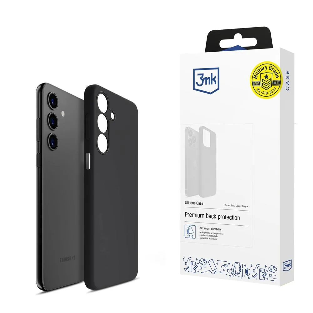 Husă pentru Samsung Galaxy A15 5G - 3mk Silicone Case Black