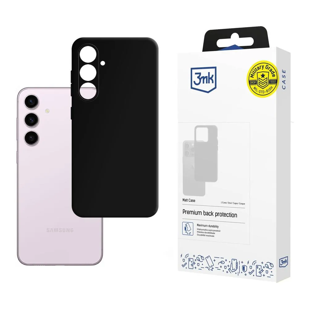Carcasă pentru Samsung Galaxy S24+ - 3mk Matt Case Negru