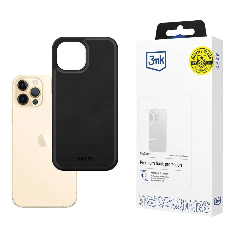 Etui pentru Apple iPhone 12/12 Pro - 3mk Hardy Silky Leather MagCase