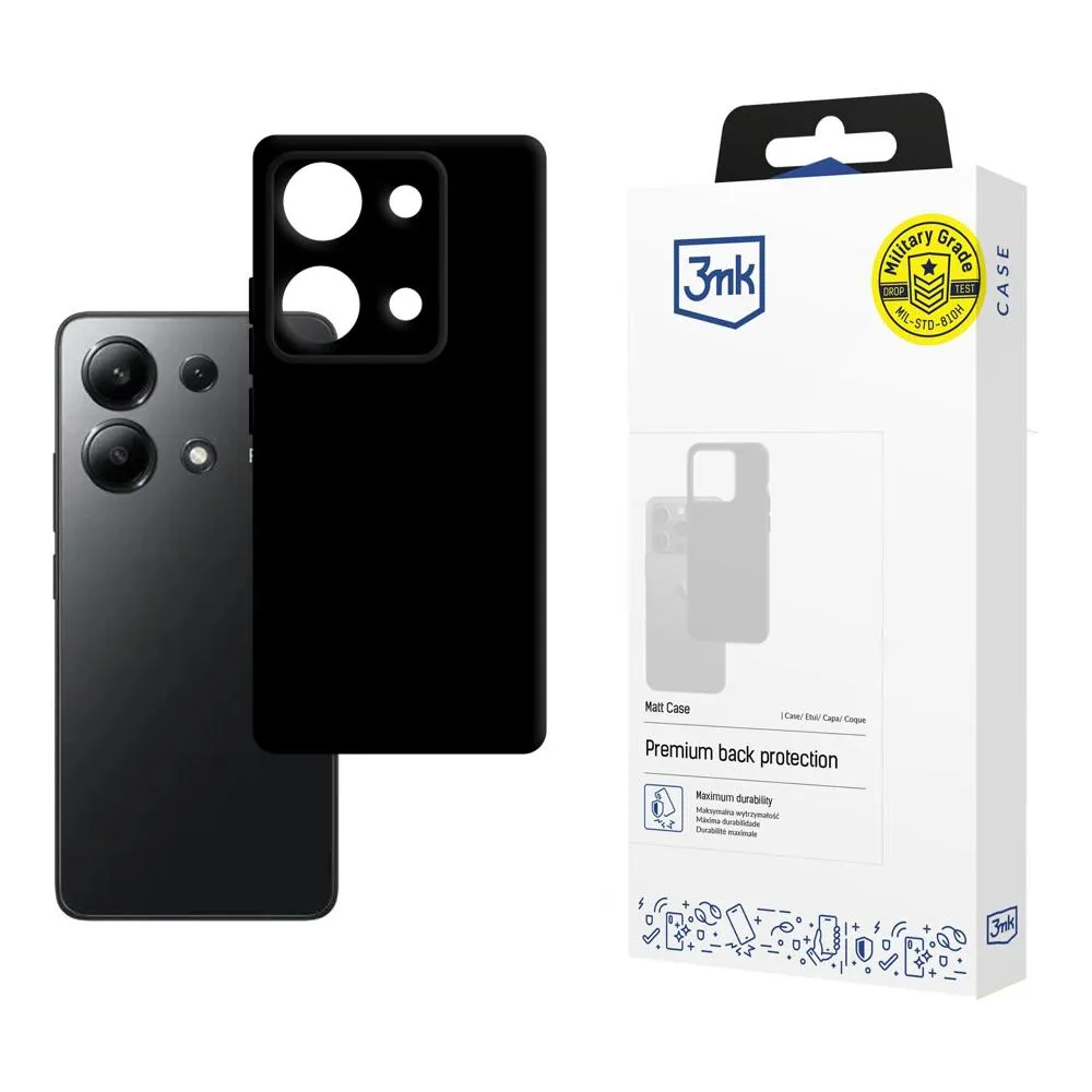 Carcasă pentru Redmi Note 13 4G - 3mk Matt Case Negru