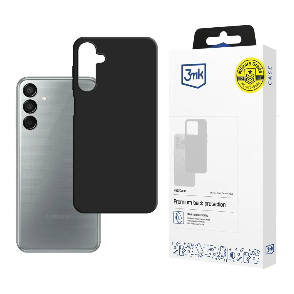 Carcasă pentru Samsung Galaxy M15 5G - 3mk Matt Case Negru