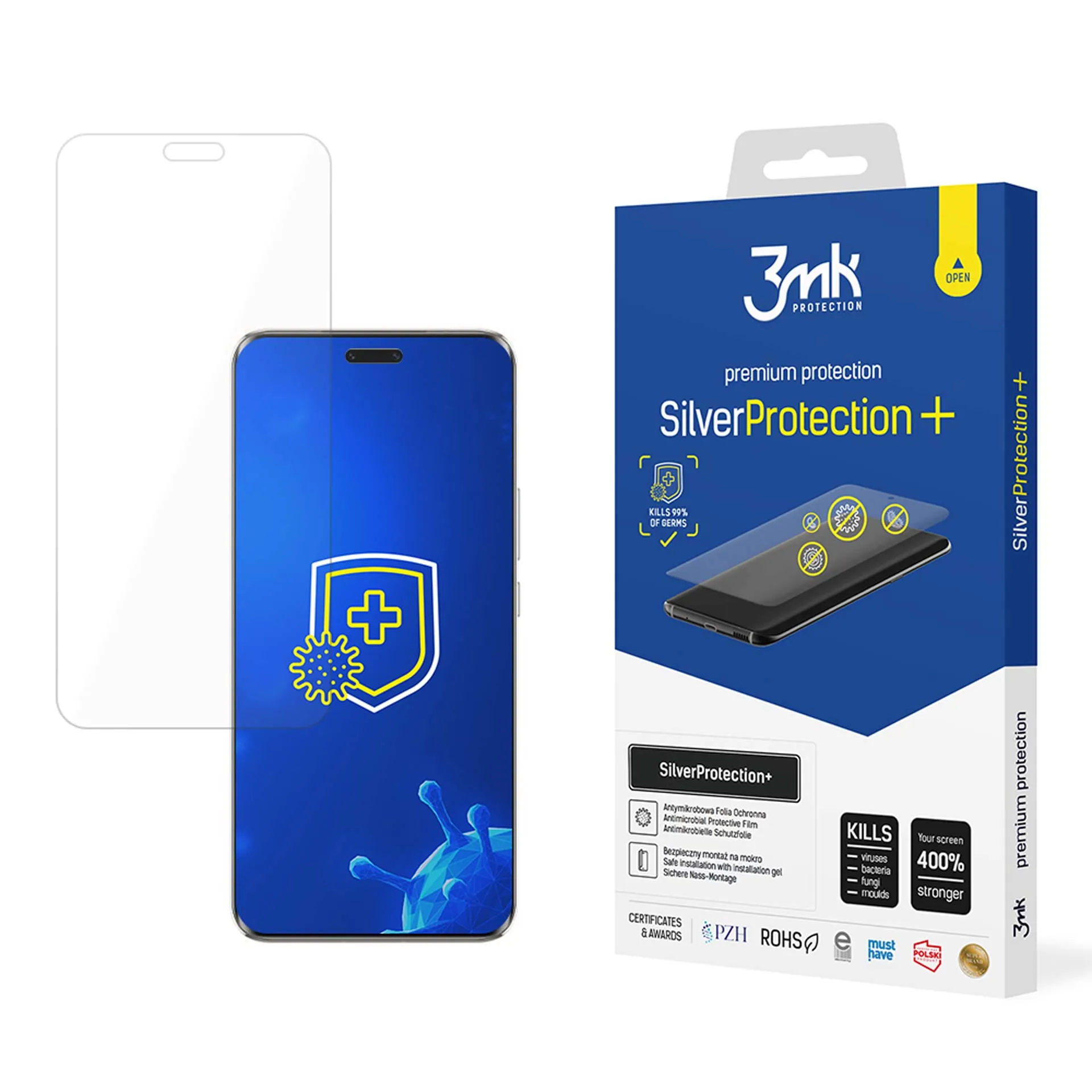Folie de protecție antișoc pentru Honor Magic6 Pro - 3mk SilverProtection+