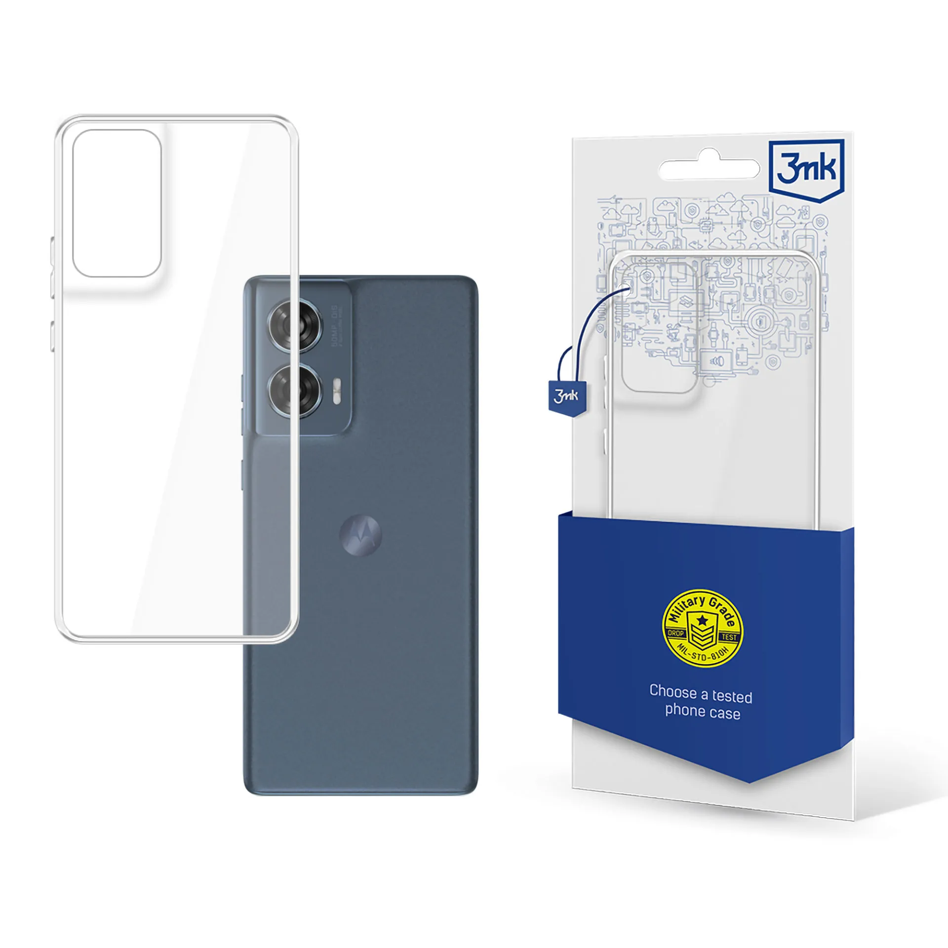 Husă pentru Motorola Moto Edge 50 Fusion - 3mk Clear Case