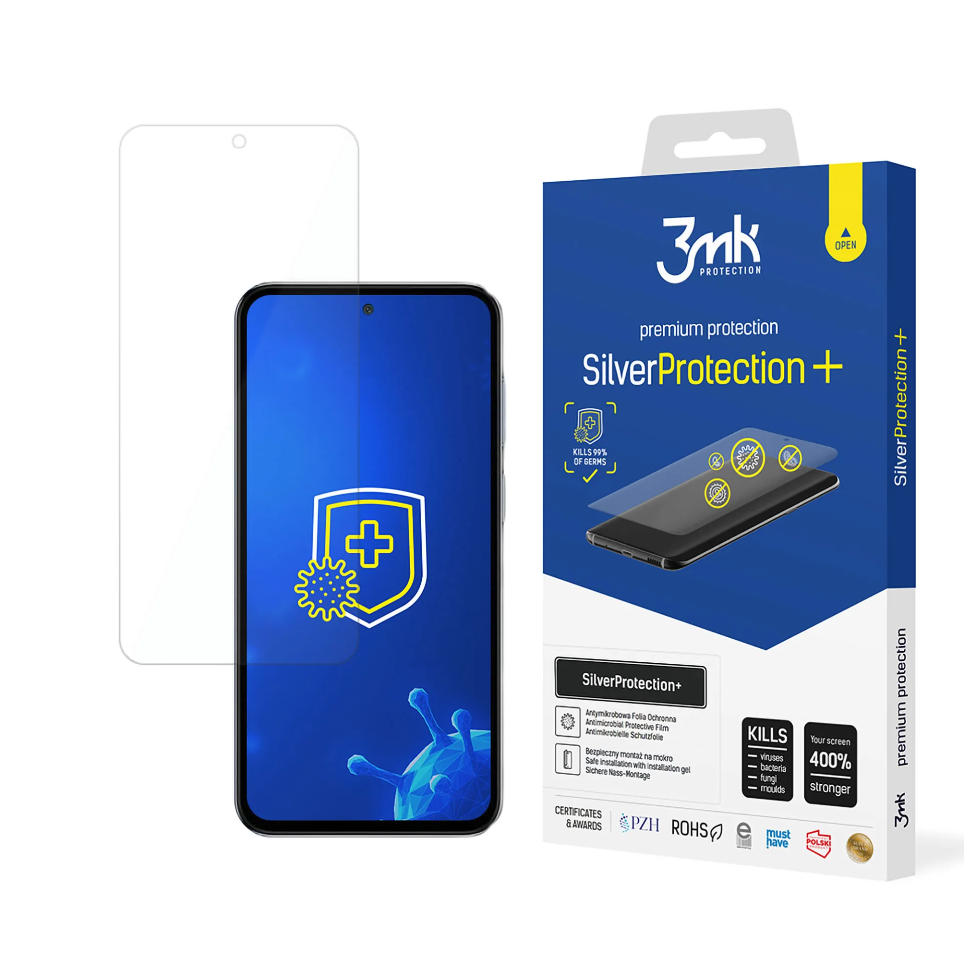 Folie de protecție antișoc pentru Samsung Galaxy M35 - 3mk SilverProtection+