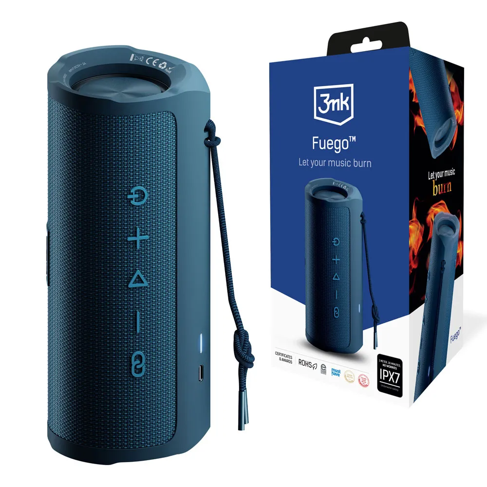 Boxă wireless 3mk Fuego™ Blue