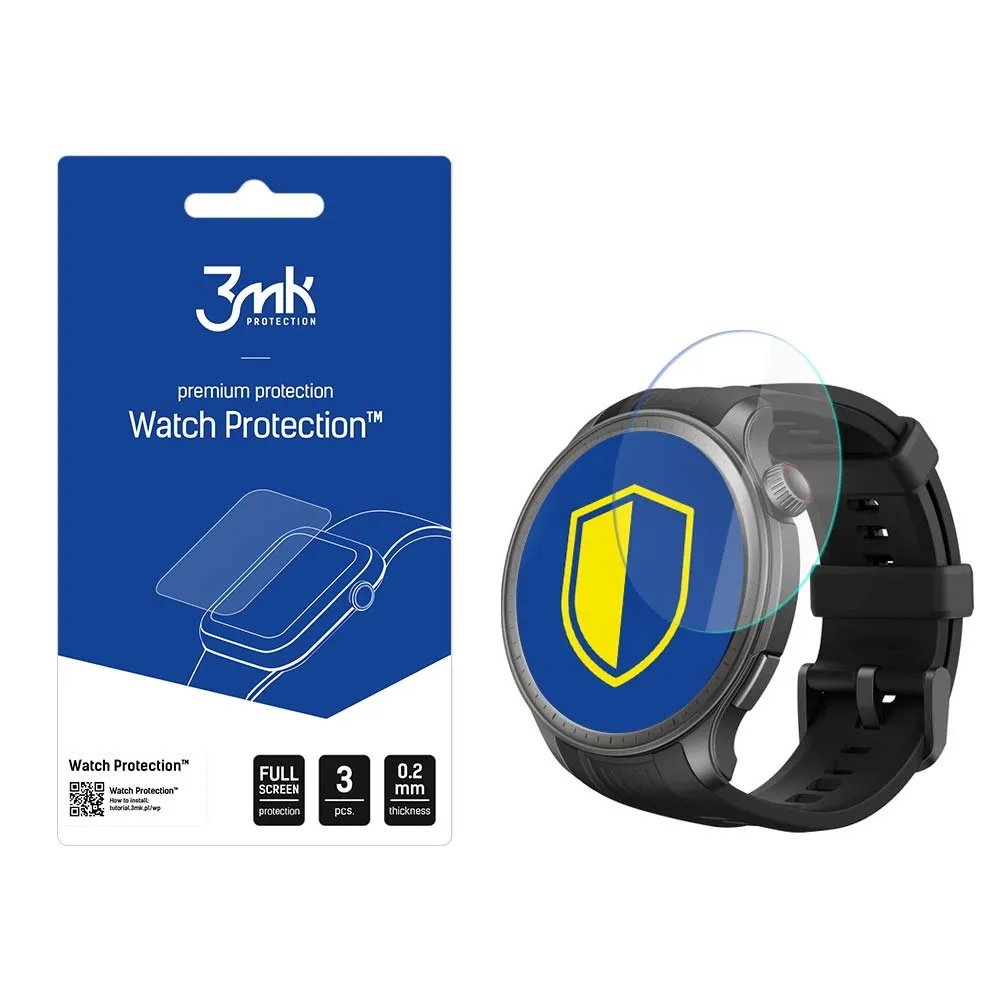 Protecție din sticlă pentru ecranul smartwatch Amazfit Balance - 3mk Watch Protection