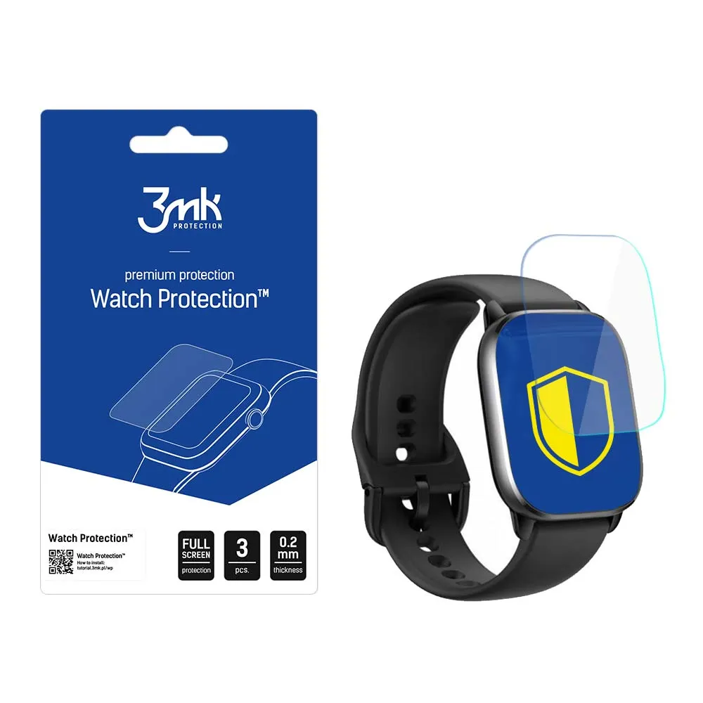 Folie de protecție pentru ecranul smartwatchului Amazfit GTS 4 - Protecție 3mk Watch