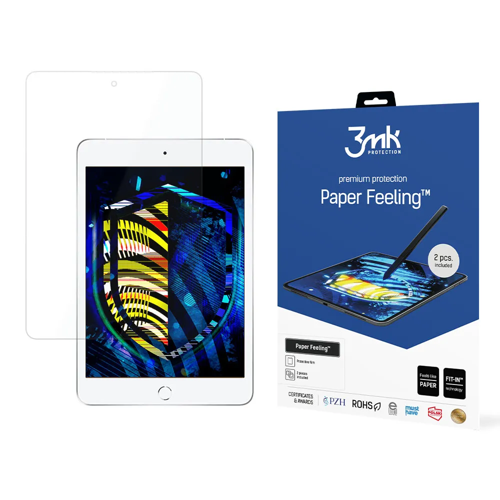 Folie de protecție pentru Apple iPad mini 5 - 3mk Paper Feeling (2 buc.)