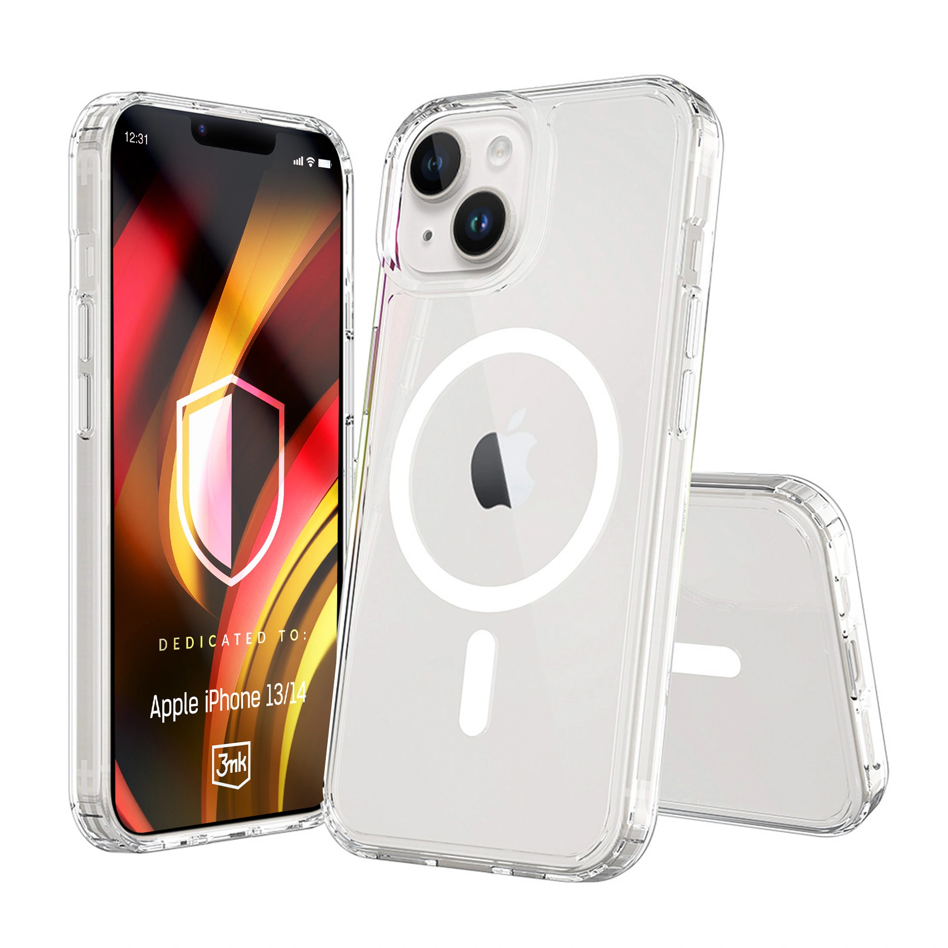 Husă rigidă pentru Apple iPhone 13/14 - 3mk HARDY® LiqForce MagCase™