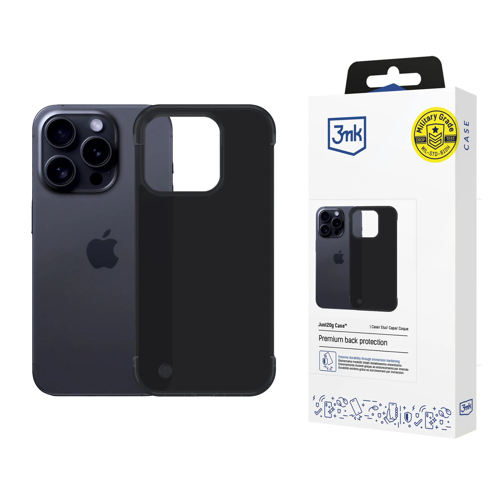 Carcasă ultraușoară pentru Apple iPhone 13 Pro - 3mk Just20g Matt Case