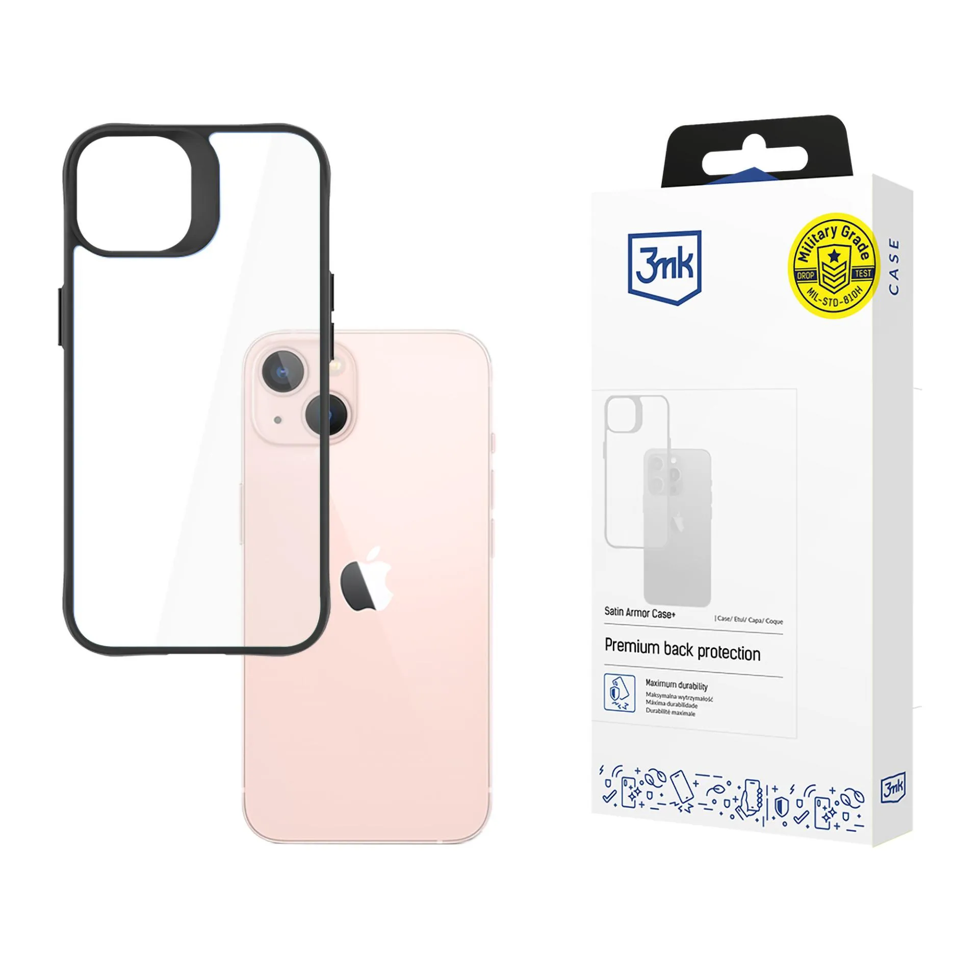 Husă pentru Apple iPhone 14 - 3mk Satin Armor Case+