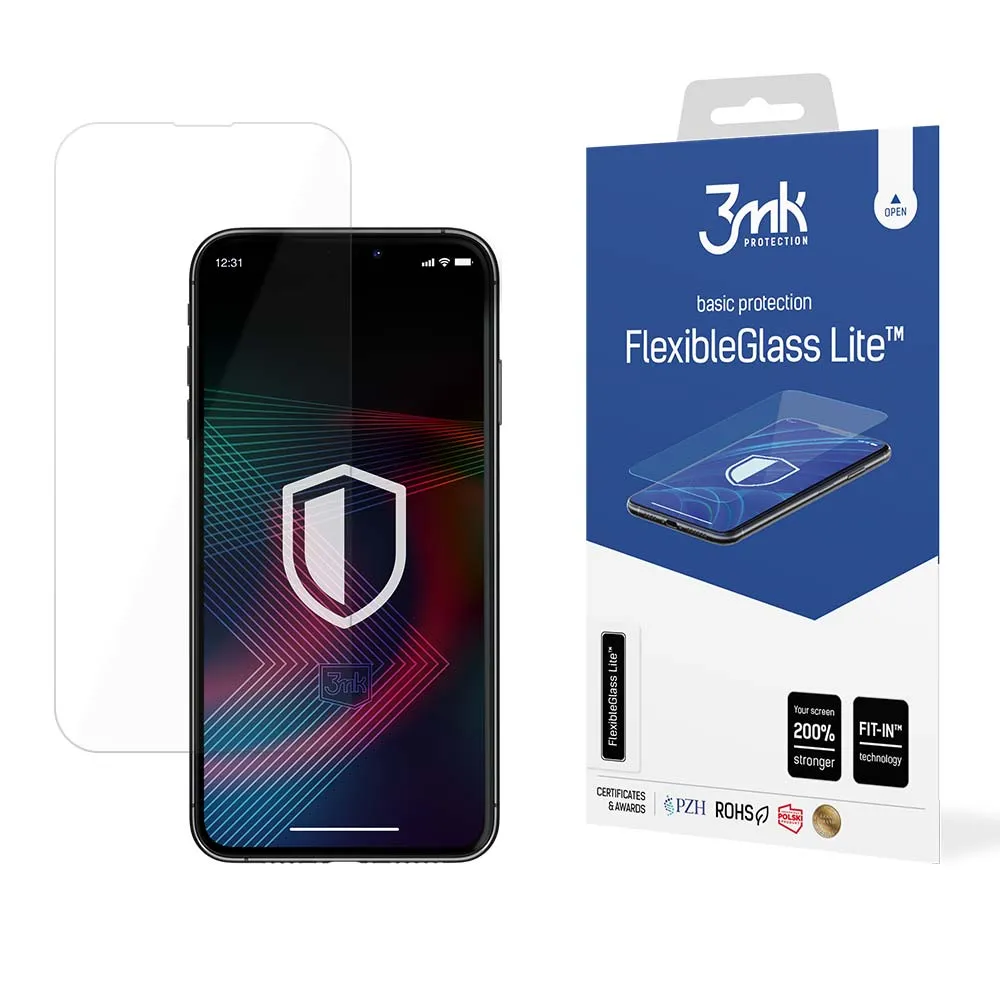 Sticlă hibridă rezistentă pe Apple iPhone 14 Plus/14 Pro Max - 3mk FlexibleGlass Lite