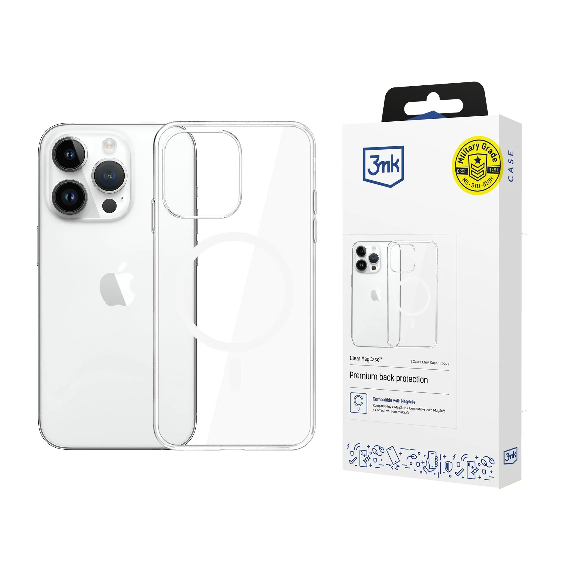 Husă pentru Apple iPhone 14 Pro Max - 3mk Clear MagCase