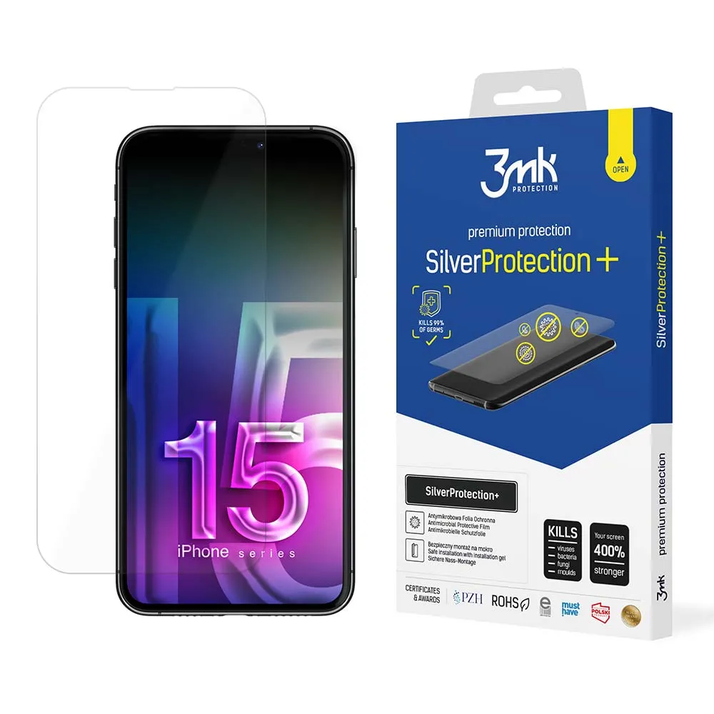 Folie de protecție antișoc pentru Apple iPhone 15 Pro Max - 3mk SilverProtection+
