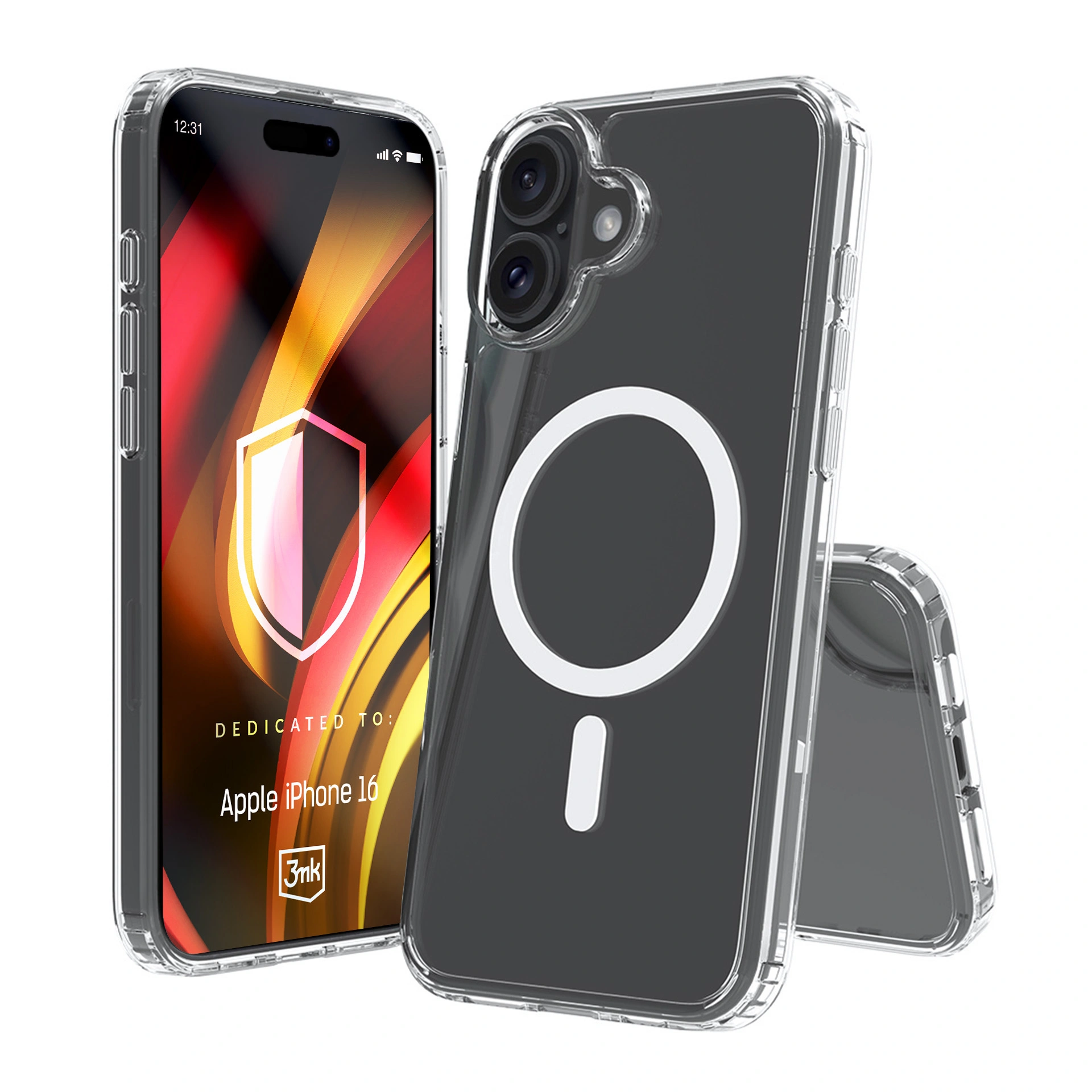 Husă rigidă pentru Apple iPhone 16 - 3mk HARDY® LiqForce MagCase™