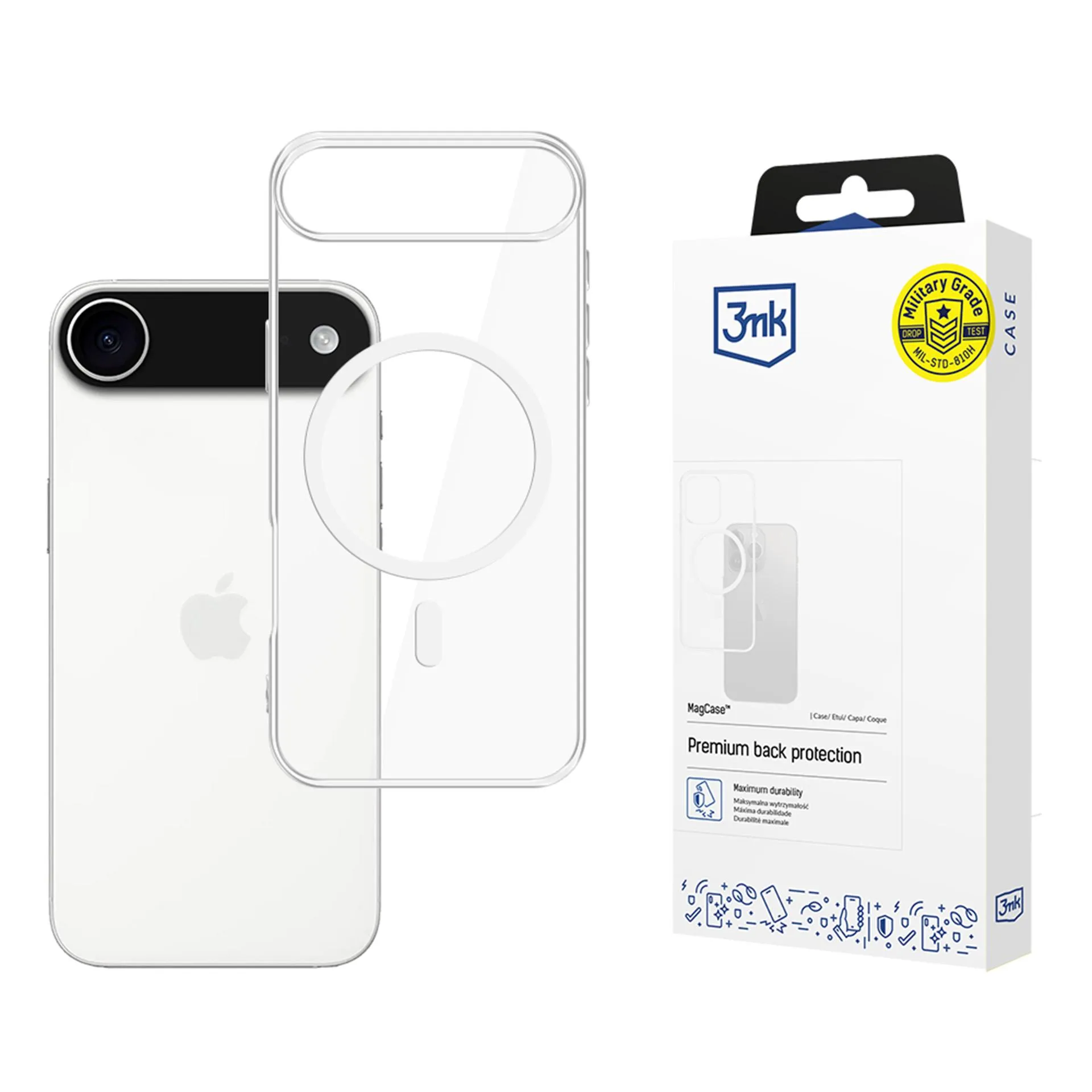 Husă întărită pentru Apple iPhone 17 Air - 3mk MagCase