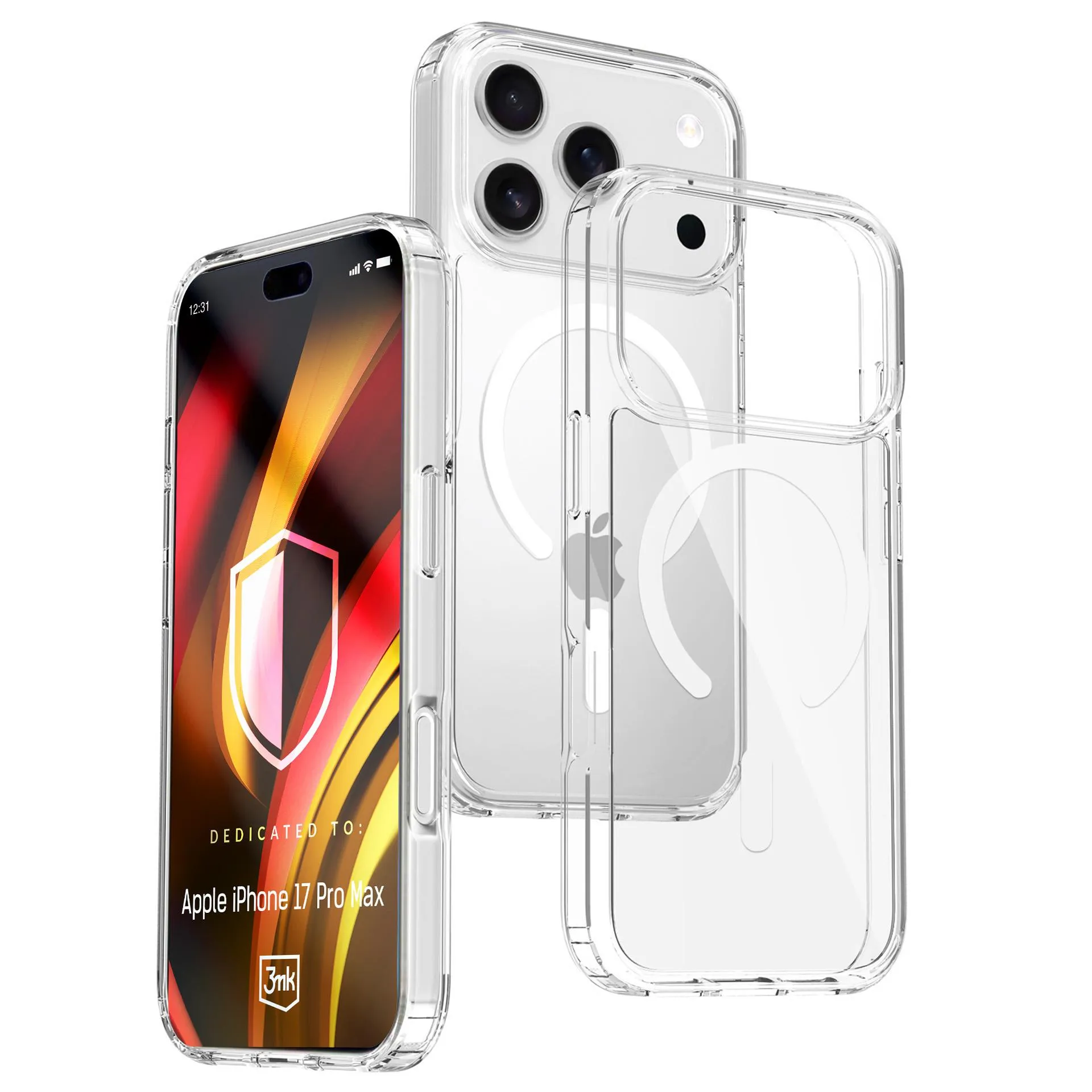Husă rigidă pentru Apple iPhone 17 Pro Max - 3mk HARDY® LiqForce MagCase™
