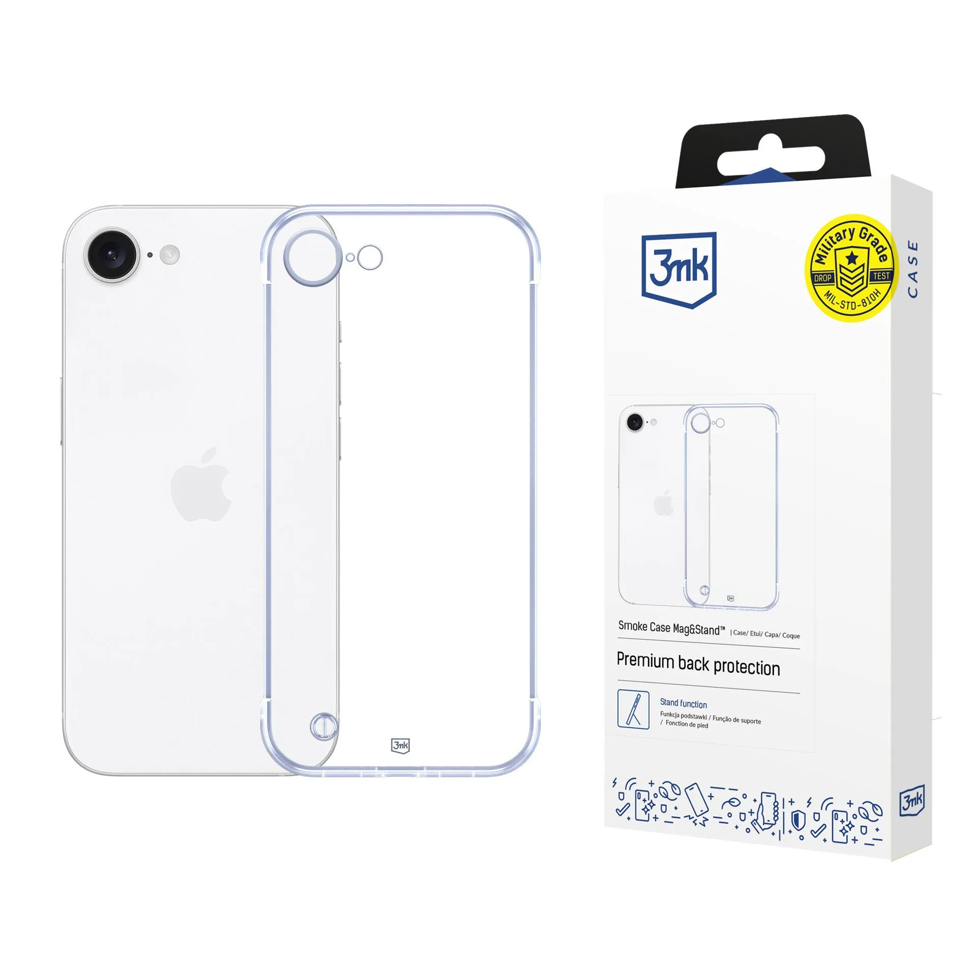 Ultraletă husă pentru Apple iPhone 16E - 3mk Just20g Clear Case
