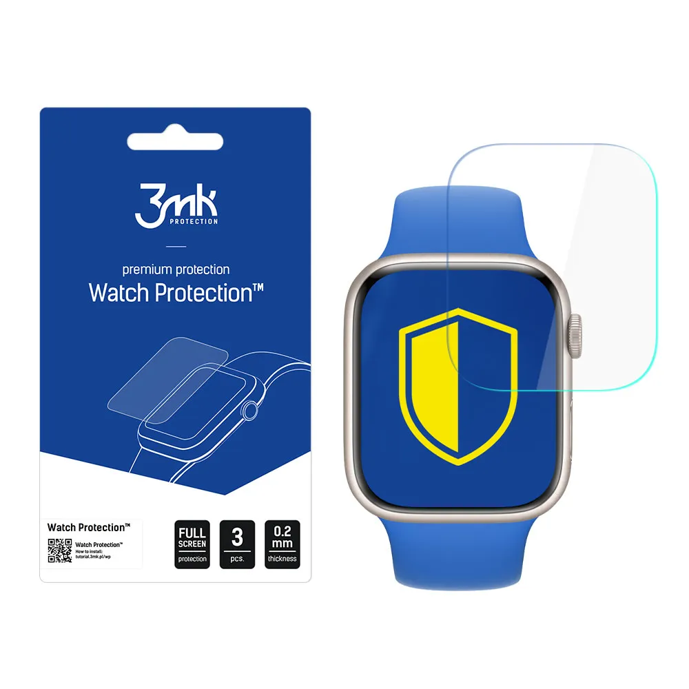 Folie de protecție pentru ecranul smartwatchului Apple Watch 7 45mm - Protecție 3mk Watch