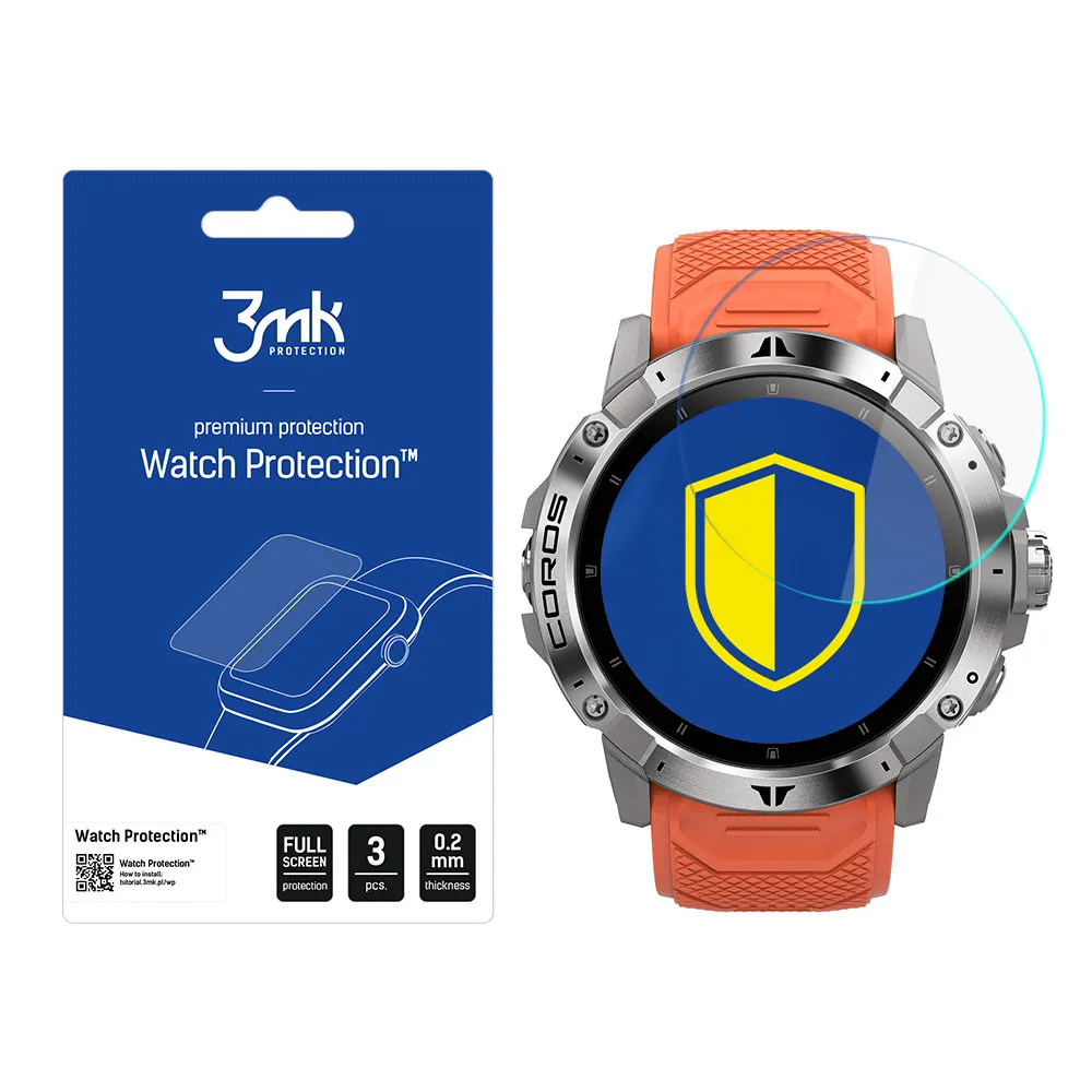 Protecție din sticlă pentru ecranul smartwatch Coros Vertix 2 - 3mk Watch Protection