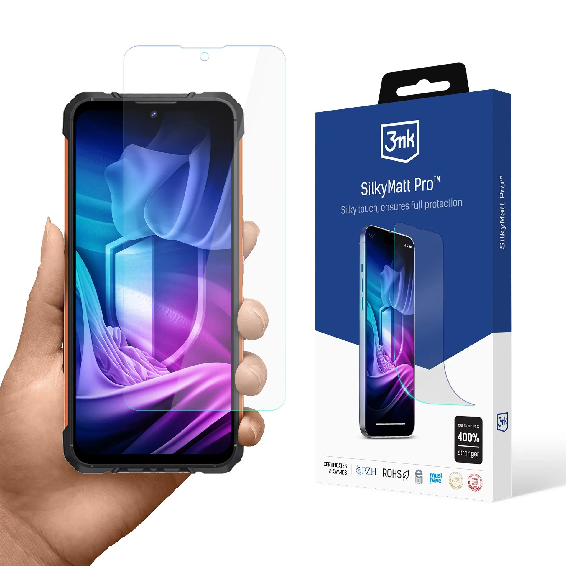 Folie mată pe Cubot KingKong Ace 2 - 3mk SilkyMatt Pro