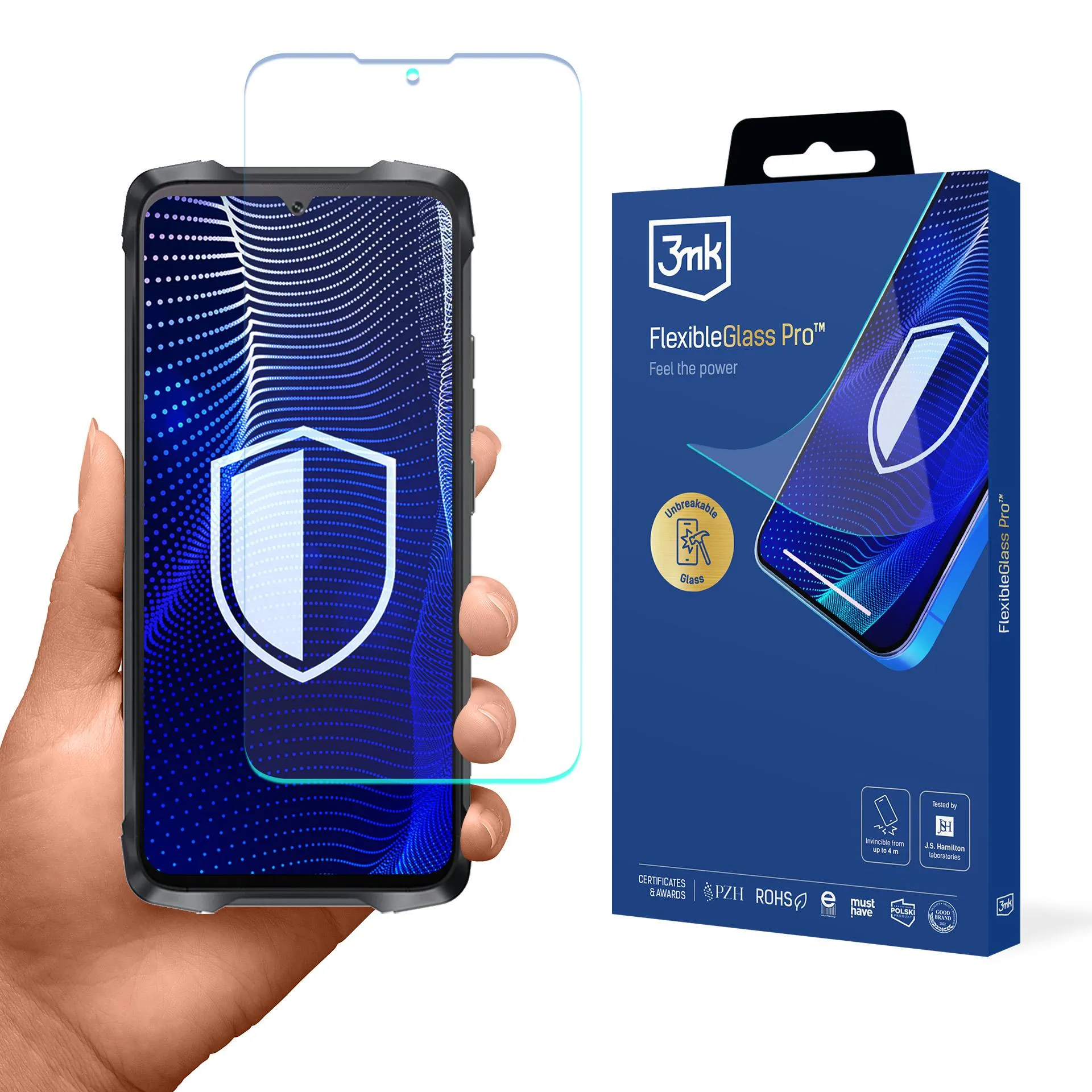 Sticlă rezistentă la spargere pentru Cubot KingKong Power 3 - 3mk FlexibleGlass Pro