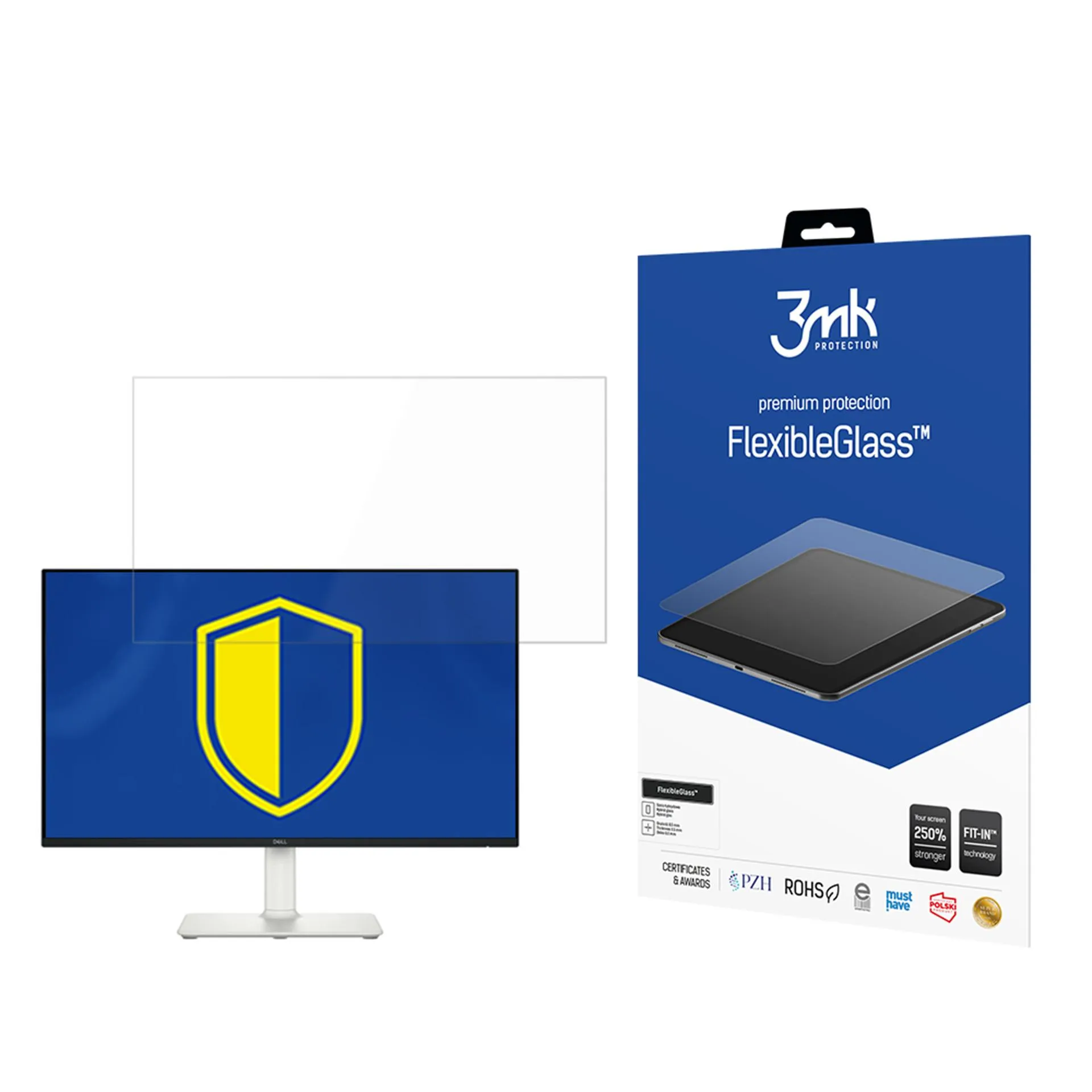 Sticlă hibridă rezistentă la spargere pentru Dell S2425HS - 3mk FlexibleGlass