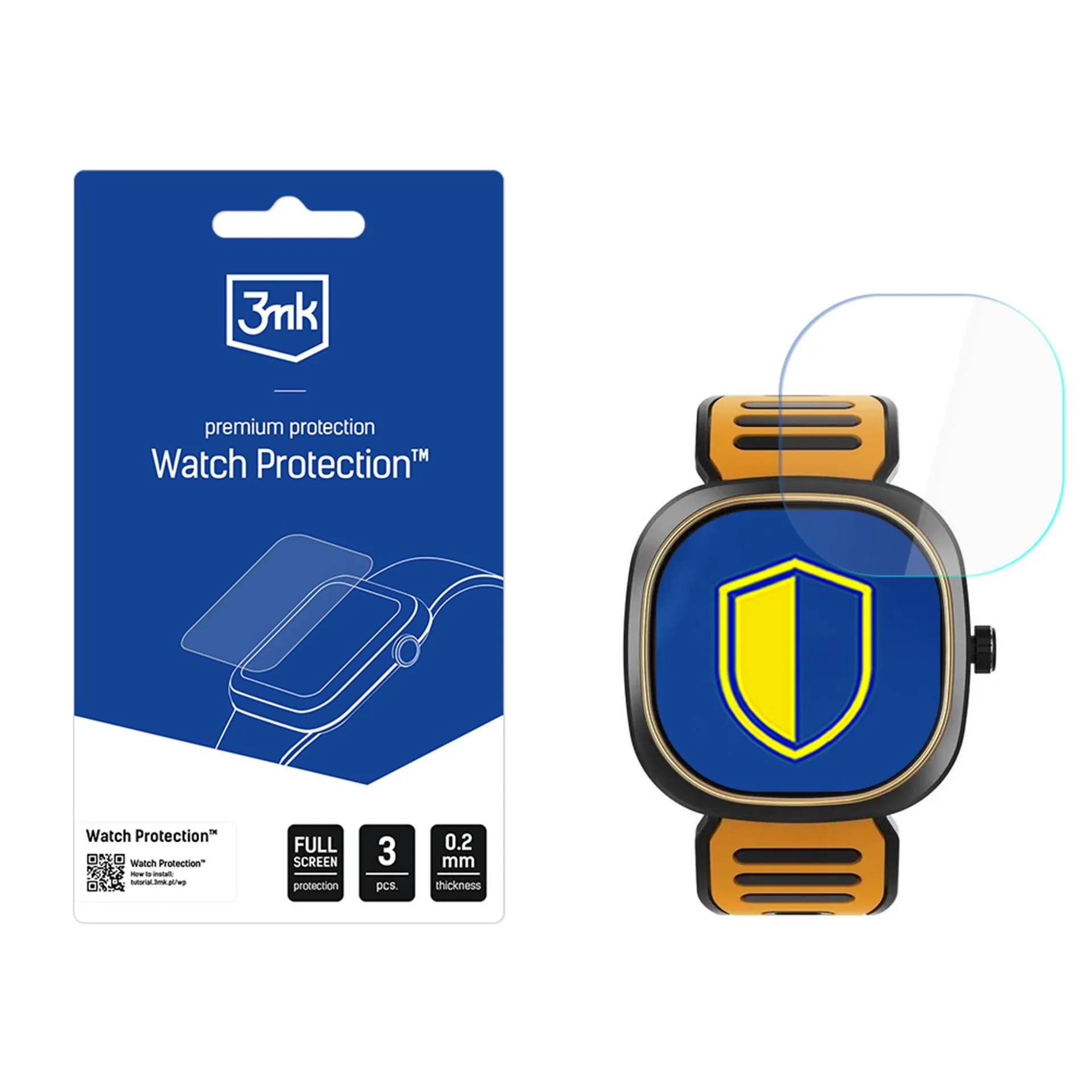Folie de protecție pentru ecranul smartwatchului Doogee D11 - Protecție 3mk Watch