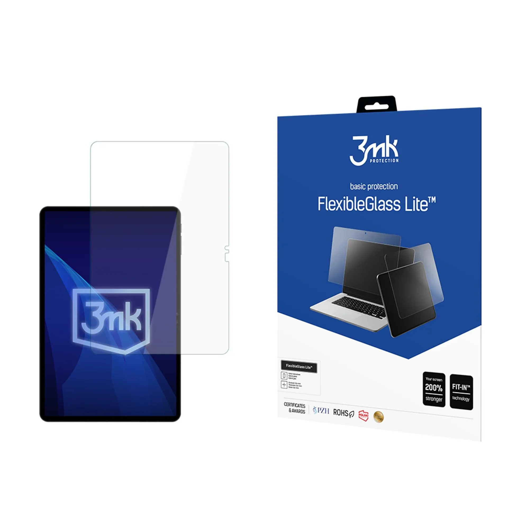 Sticlă hibridă necrăpătoare pentru Doogee T35 - 3mk FlexibleGlass Lite