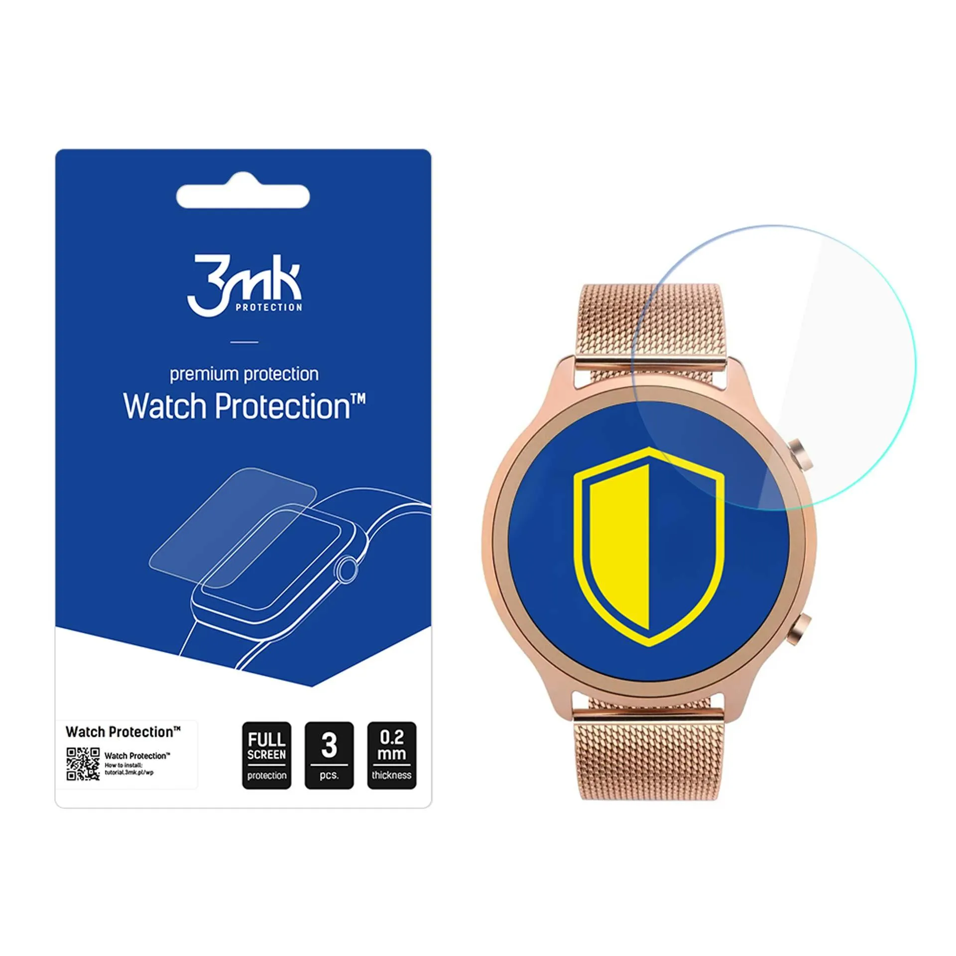 Folie de protecție pentru ecranul smartwatchului Garett Bonita/Veronica - Protecție 3mk Watch
